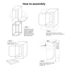 Kasvatustelttapakkaus 90x90x200 RQS