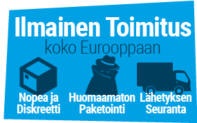 Free World Wide Shipping, nopea ja diskreetti!