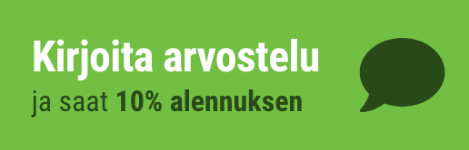 kirjoita arvostelu ja saat 10% alennuksen